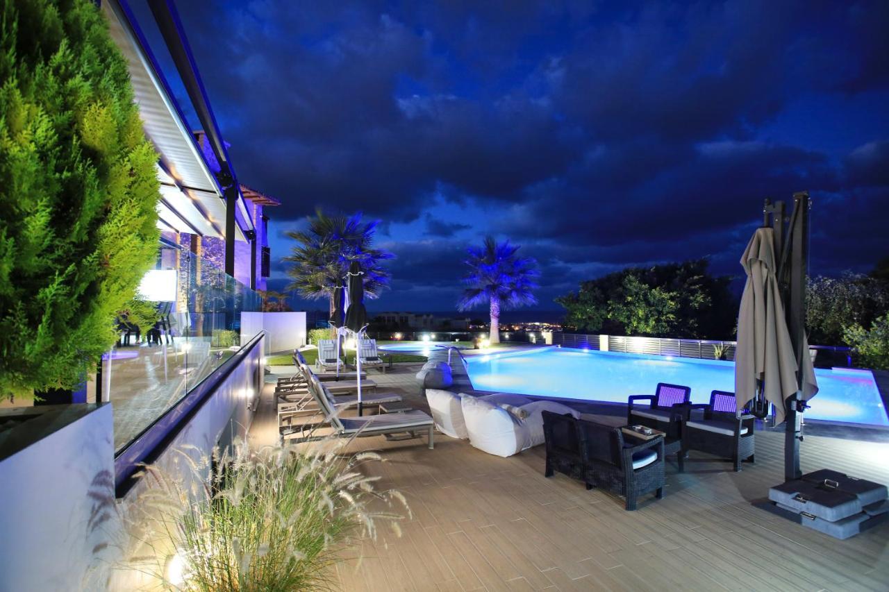 Orama Luxury Villa 4 Bedrooms With Private Pool Hersonissos  Exteriér fotografie