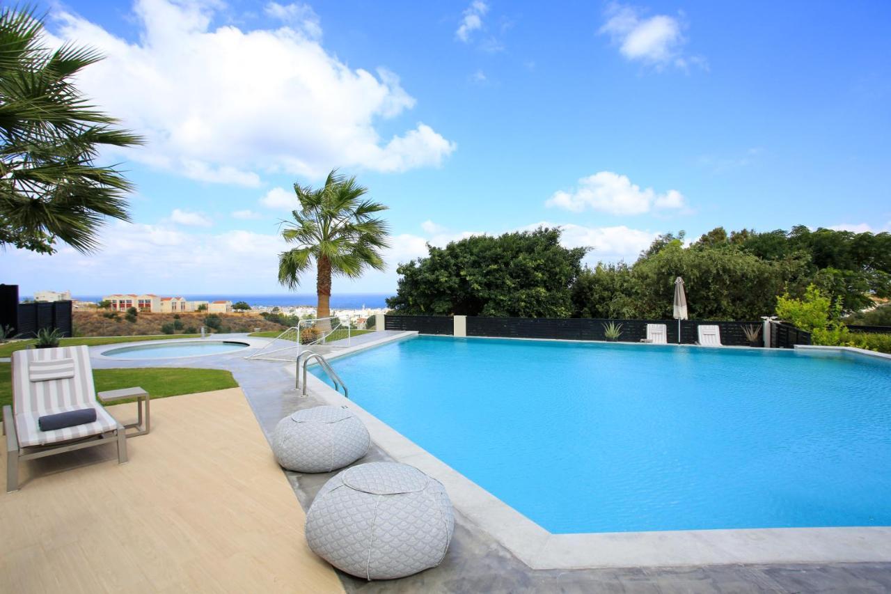 Orama Luxury Villa 4 Bedrooms With Private Pool Hersonissos  Exteriér fotografie