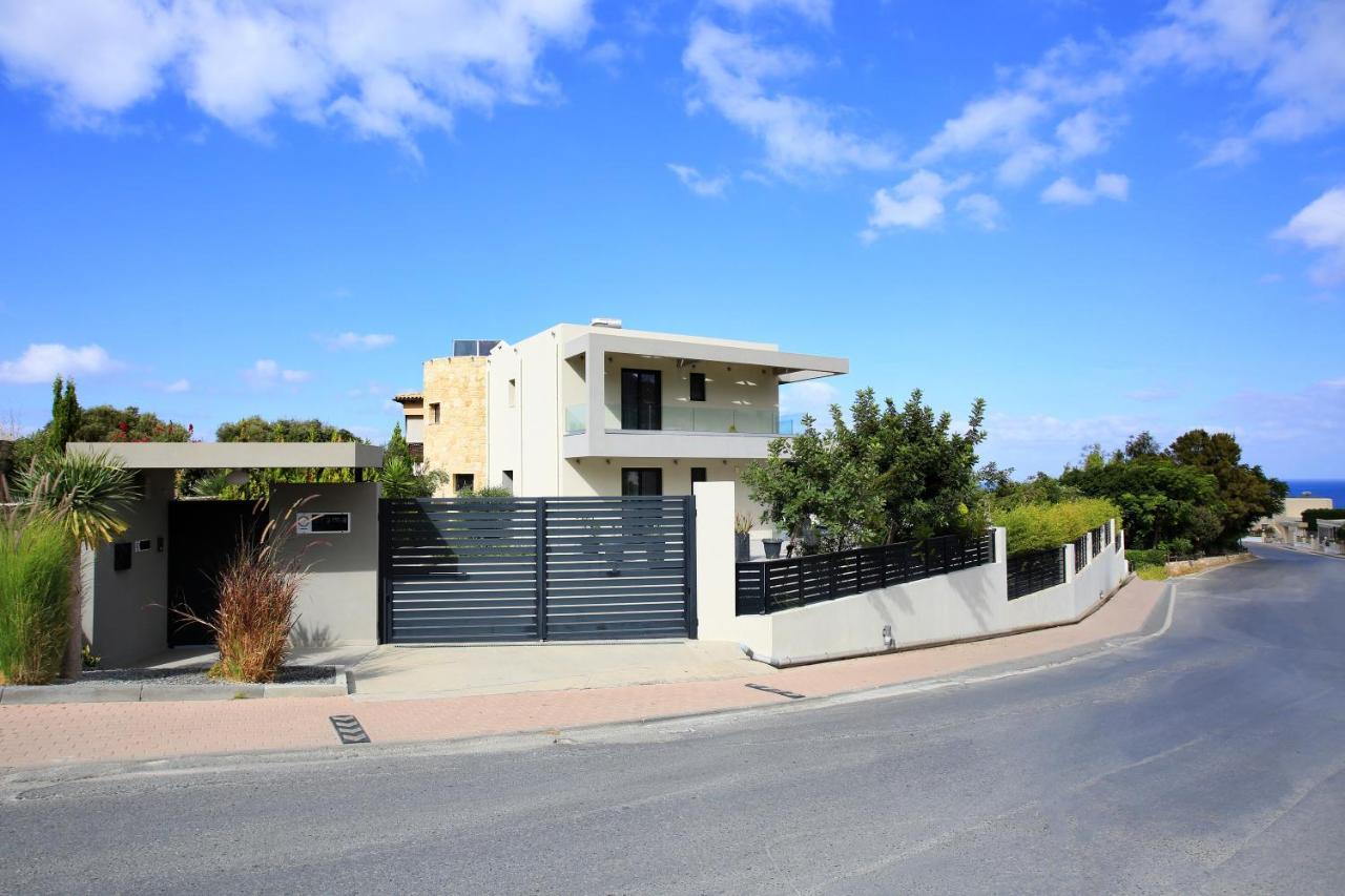 Orama Luxury Villa 4 Bedrooms With Private Pool Hersonissos  Exteriér fotografie