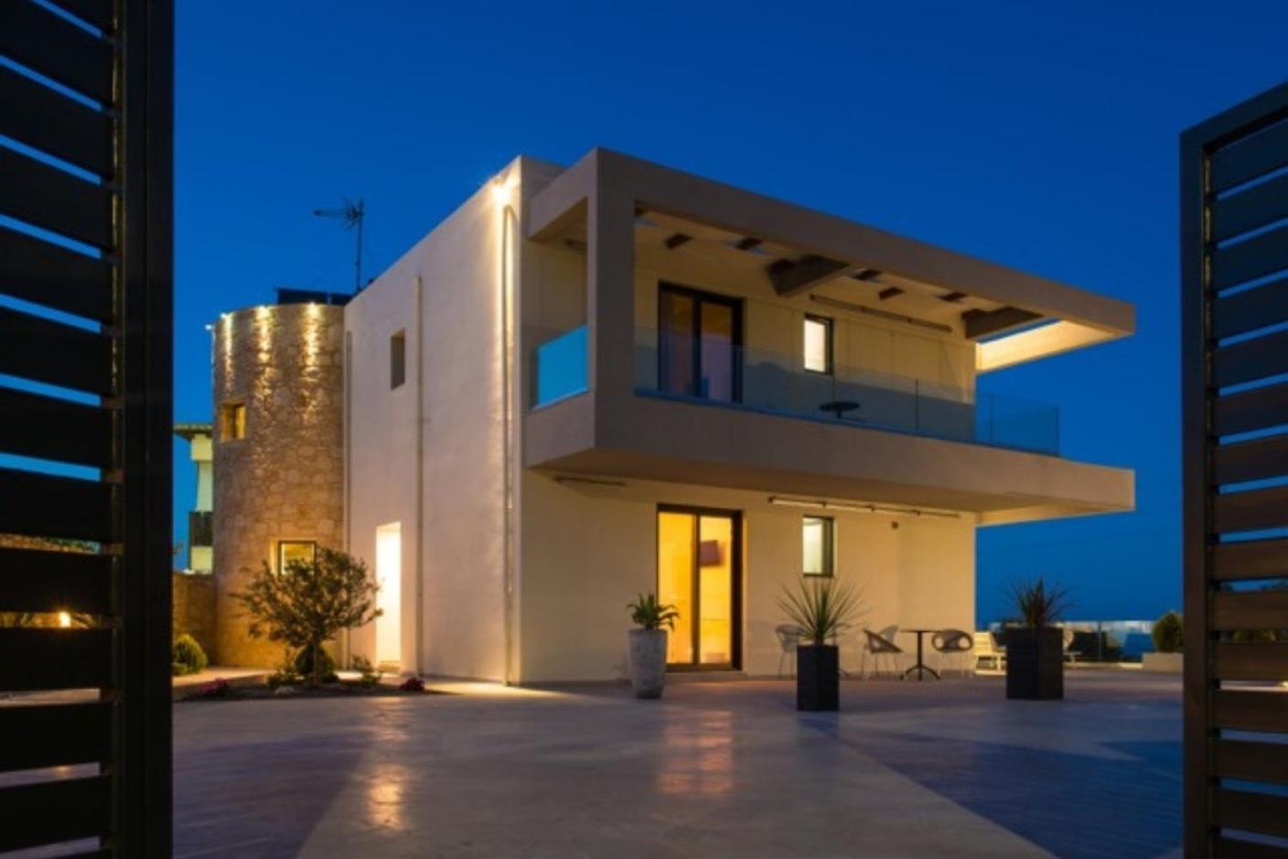 Orama Luxury Villa 4 Bedrooms With Private Pool Hersonissos  Exteriér fotografie