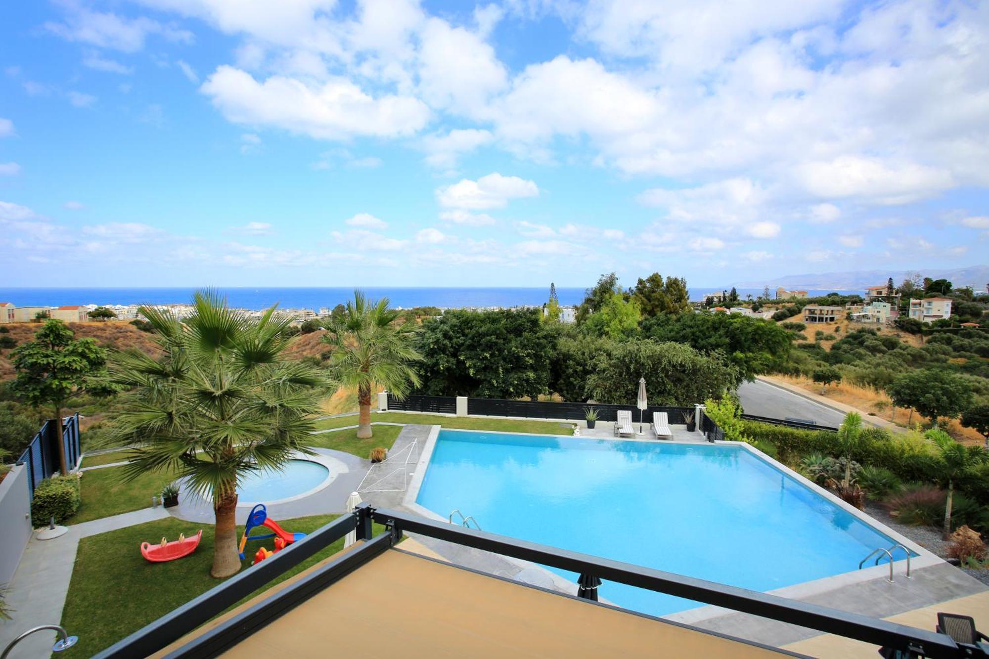Orama Luxury Villa 4 Bedrooms With Private Pool Hersonissos  Exteriér fotografie