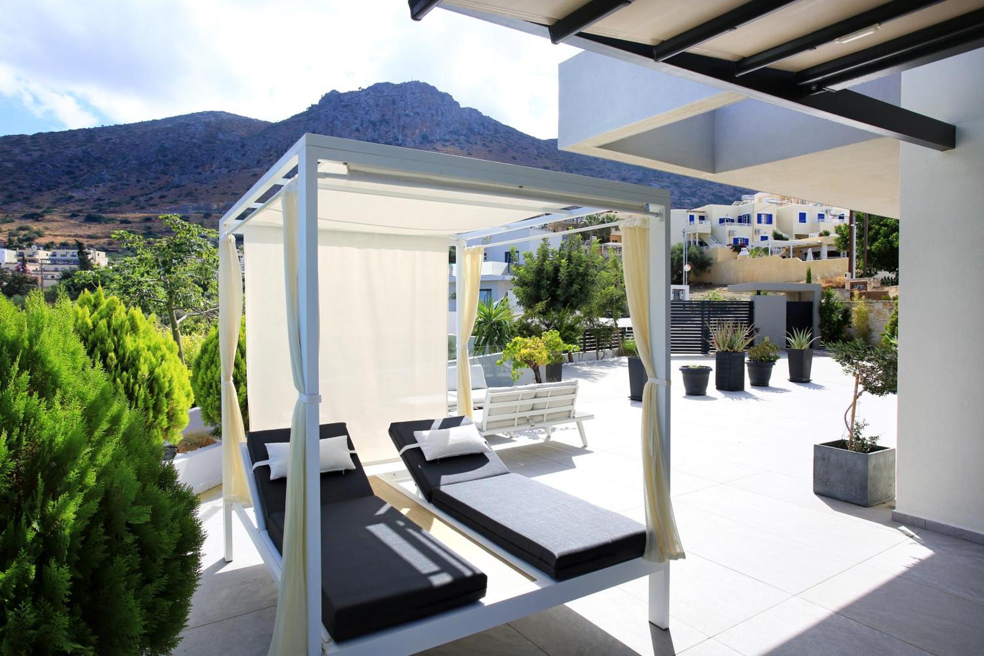 Orama Luxury Villa 4 Bedrooms With Private Pool Hersonissos  Exteriér fotografie